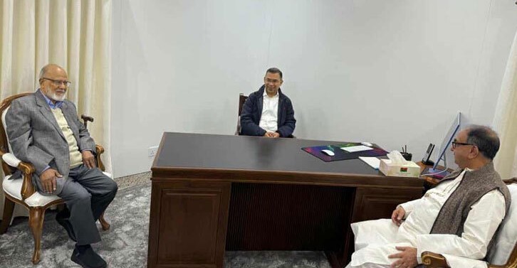 দেশে ফিরে প্রথমবারের মতো গুলশান কার্যালয়ে তারেক রহমান