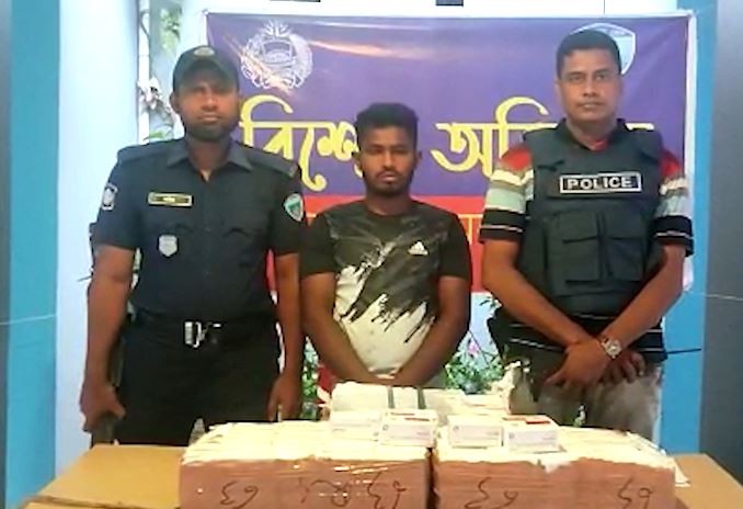 কুমিল্লায় ২১ হাজার পিস ট্যাপেন্টাডল ট্যাবলেটসহ গ্রেফতার ১